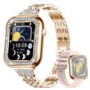 Women smart watch Diamond Waterproof