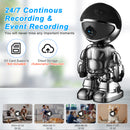 Smart Robot Camera 3MP IP Camera WIFI Robert Network CCTV HD Baby Monitor Remote Control Home Security Camera
