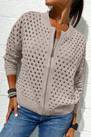 Fashion Jacket Zip-up Tops