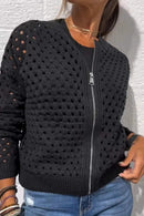 Fashion Jacket Zip-up Tops