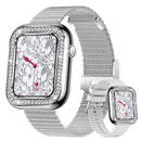 Women smart watch Diamond Waterproof