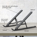 Foldable Laptop Stand Portable Notebook Support Base Holder Adjustable Riser Cooling Bracket Universal for Laptop Tablet