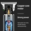 Rechargeable Hair Clipper with LCD Display Professional Metal Electricn Hair Trimmer and Beard Groomer for Men Barber Hair Cut