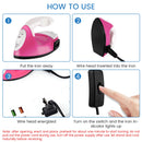 Mini Craft Iron Electric Iron Portable Handy Heat Press with Silicone Heat Insulation Pad Small Iron For Ironing Clothes Laundry