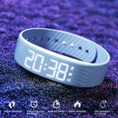 Smart Bracelet LED Digital Waterproof Smart Clock Smartband With Running Pedometer Monitor Smart Band Vibration Alarm Reminder
