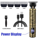 T9 Electric Hair Clippers Vintage Hair Trimmer Barber Hair Cutting Machine Mens Gifts Beard Shavers Shaving Machine