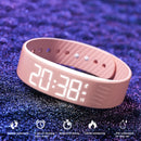 Smart Bracelet LED Digital Waterproof Smart Clock Smartband With Running Pedometer Monitor Smart Band Vibration Alarm Reminder