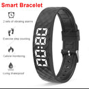 Smart Bracelet LED Digital Waterproof Smart Clock Smartband With running pedometer Monitor Smart Band Vibration Alarm Reminder