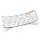 Folding Keyboards with Numeric Keypad Bluetooth Wireless Portable Silm Full-SizeT Foldable Keyboard for Travel Computer PC iPad