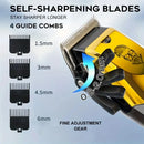 T9 Men's Electric Hair Clipper Beard Trimmer - Rechargeable Hair Cutting Machine with Nose Hair Trimmer Kit