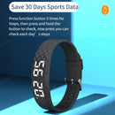 Smart Bracelet LED Digital Waterproof Smart Clock Smartband With running pedometer Monitor Smart Band Vibration Alarm Reminder