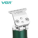 VGR 186 Hair Clipper Barber Professional Personal Care Rechargeable Electric Engraving T-shaped Blade USB Metal Washing VGR