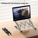Adjustable Laptop Holder Stand Foldable Portable Laptop Cooling Bracket Non-slip Lifting Notebook Support Base Office/Home Use