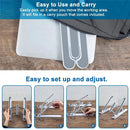 Foldable Laptop Stand Adjustable Portable Notebook Bracket Support Base Ergonomic Design Holder For Macbook Air Pro Accessories