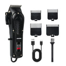 T9 Men's Electric Hair Clipper Beard Trimmer - Rechargeable Hair Cutting Machine with Nose Hair Trimmer Kit