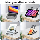Foldable Laptop Stand Portable Notebook Support Base Holder Adjustable Riser Cooling Bracket Universal for Laptop Tablet