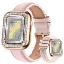 Women smart watch Diamond Waterproof