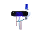 UV Sterilizing Tooth Cup No-Drill Toothbrush Sterilizer With Electric Drying Storage Rack For Organization
