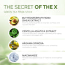 Green Tea Mask Solid Stick Daub-type