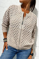 Fashion Jacket Zip-up Tops