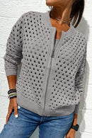 Fashion Jacket Zip-up Tops