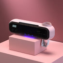 UV Sterilizing Tooth Cup No-Drill Toothbrush Sterilizer With Electric Drying Storage Rack For Organization